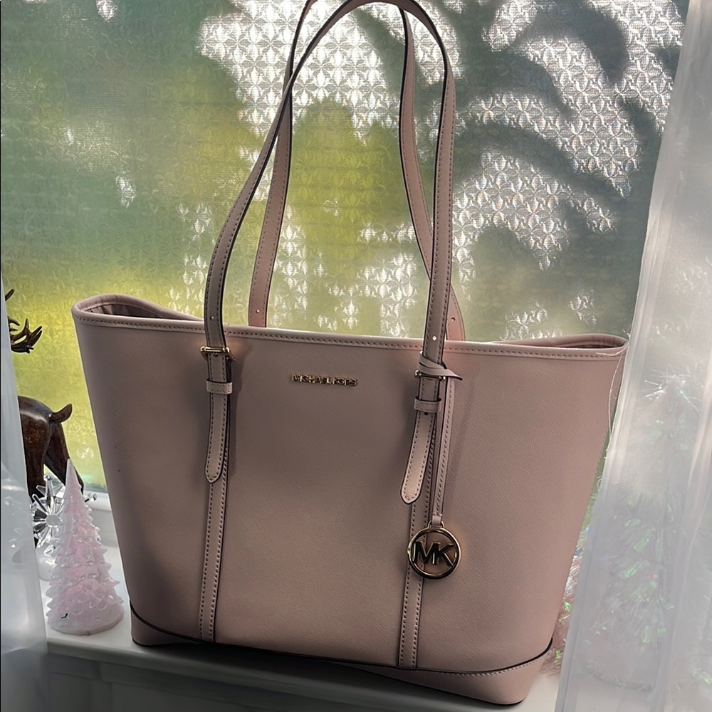 Michael Kors Pink Leather Tote